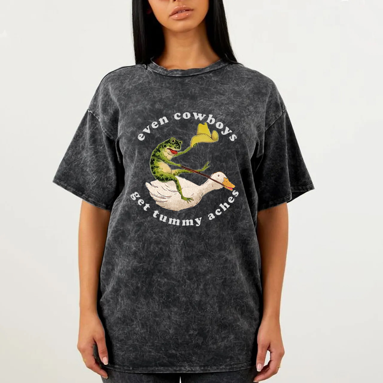 Even Cowboys Get Tummy Aches Garment-dye Tees