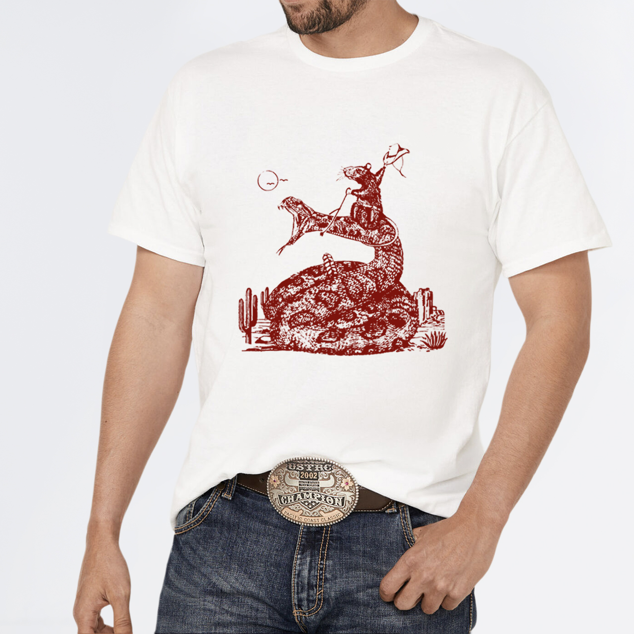 Funny Cowboy Mouse T-Shirts