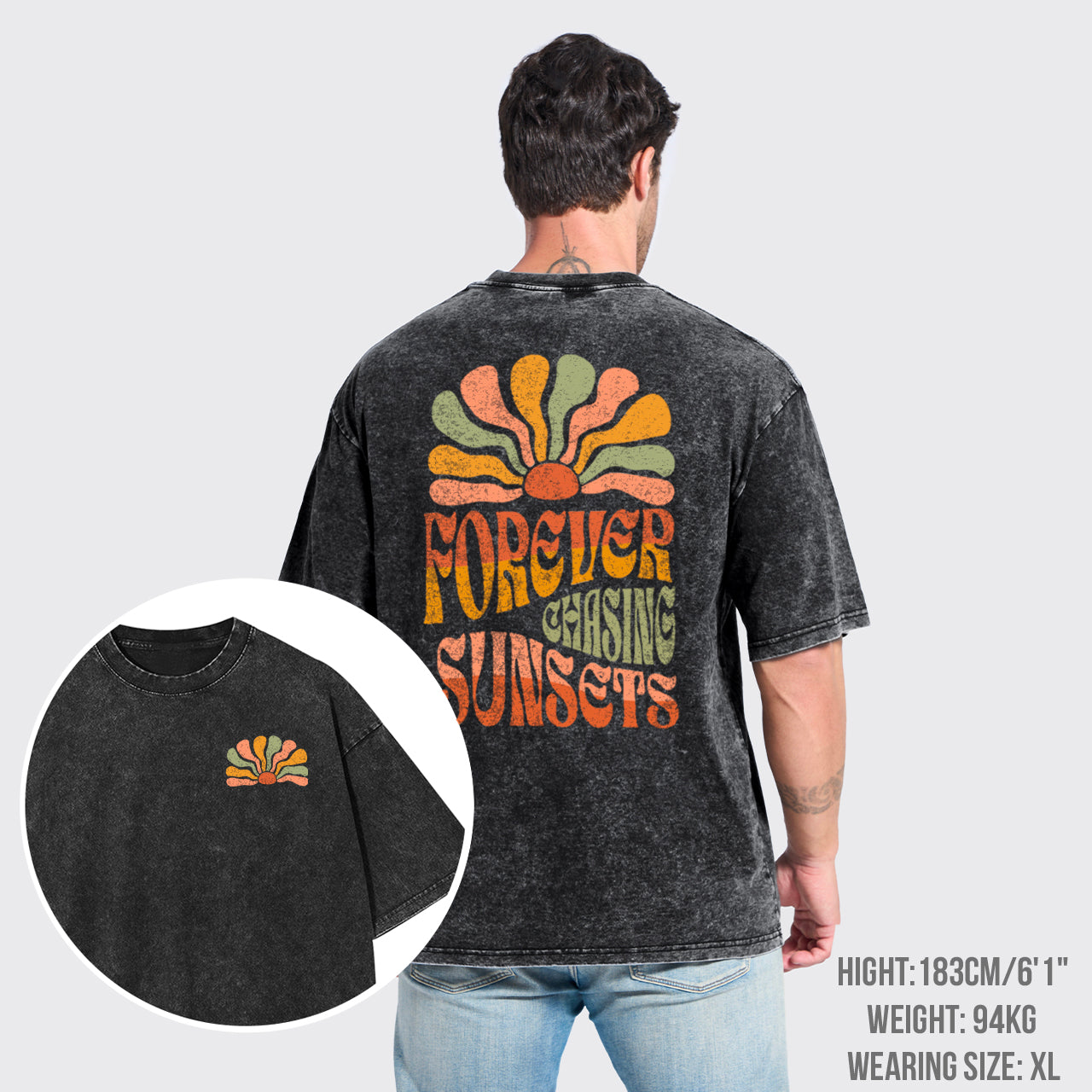 Forever Chasing Sunsets Garment-dye Tees