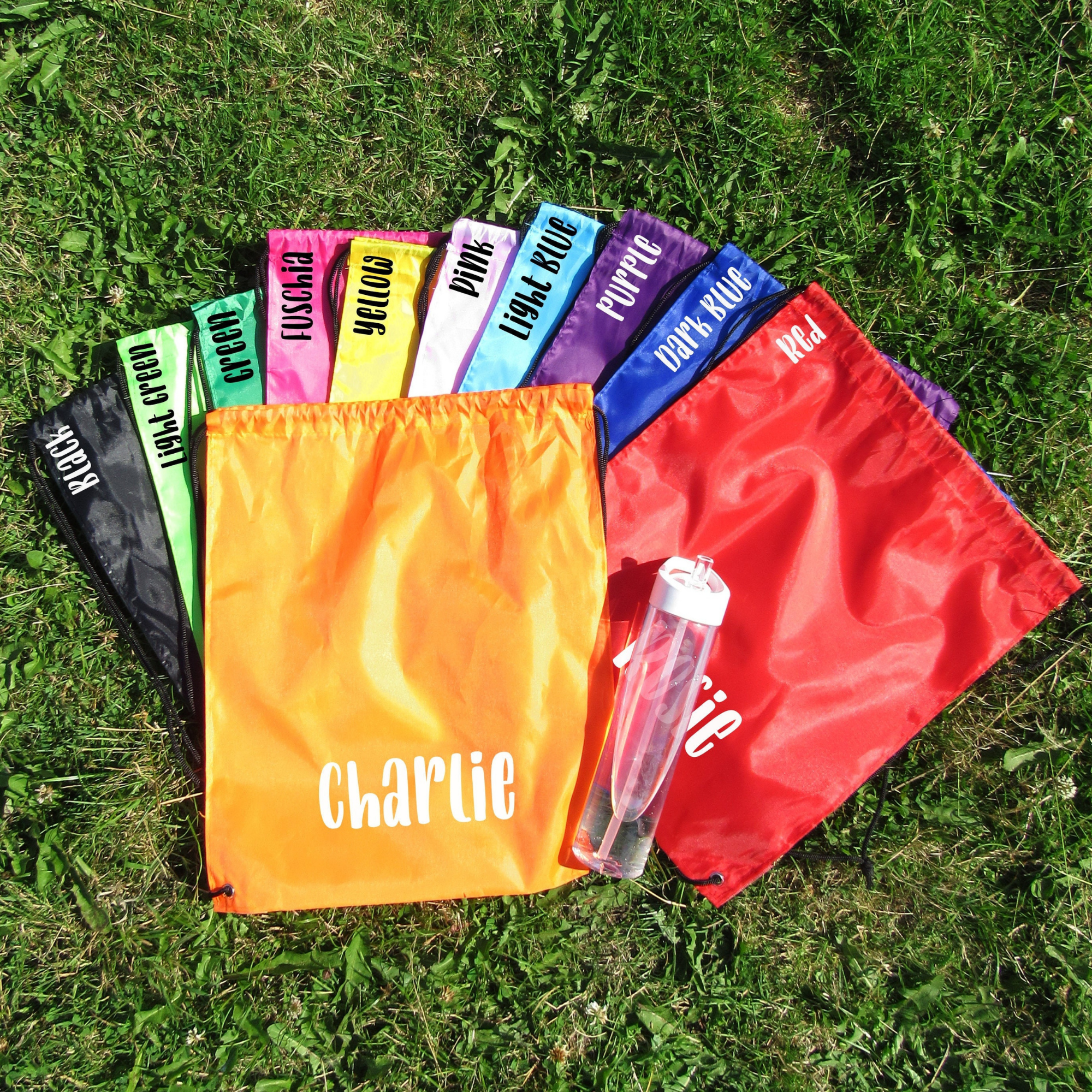 Personalized Kid's Drawstring Rucksack Bag | KKPack16