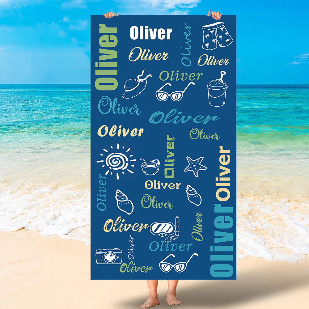 Personalized Lovely Kid Towel for Summer & Beach | CWTowel80