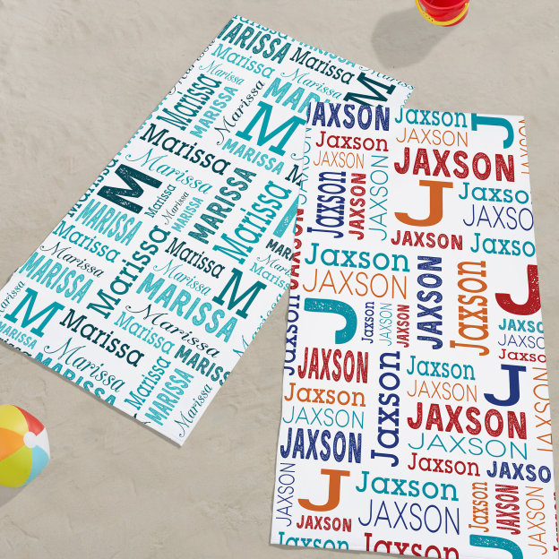 Personalized Lovely Kid Towel for Summer & Beach | CWTowel83
