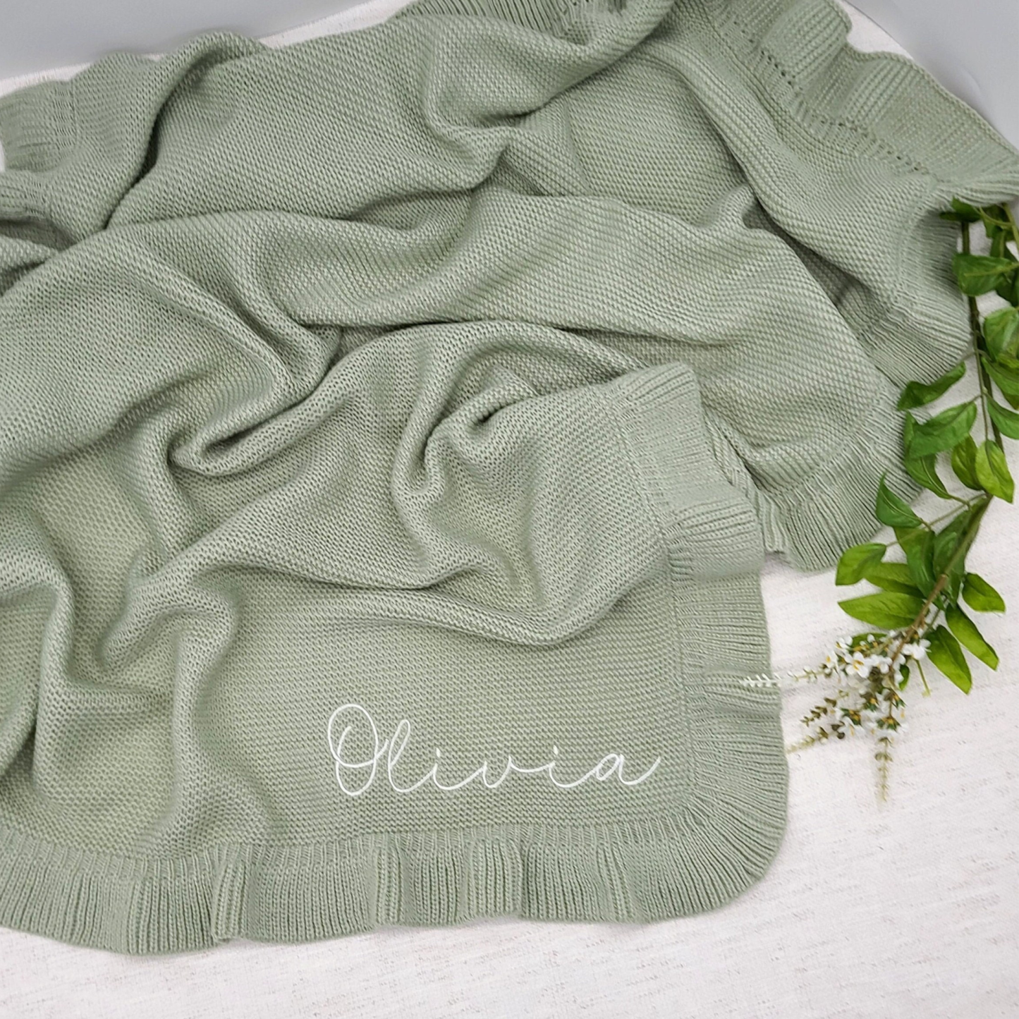 Personalized Embroidered Blanket for Kid Unique Gift