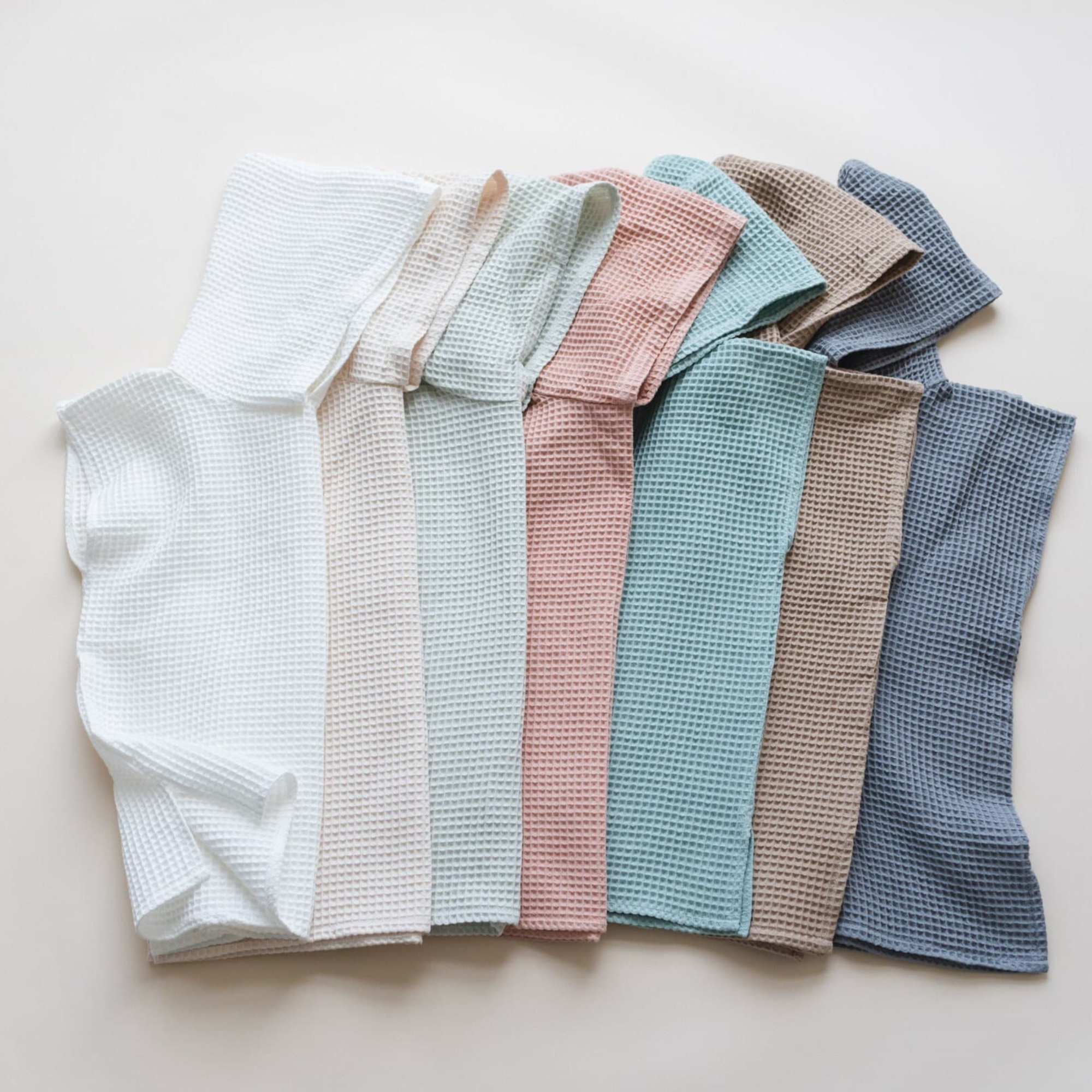 Personalized Kids Waffle Beach Towel Poncho for Summer & Beach | KKTowel60