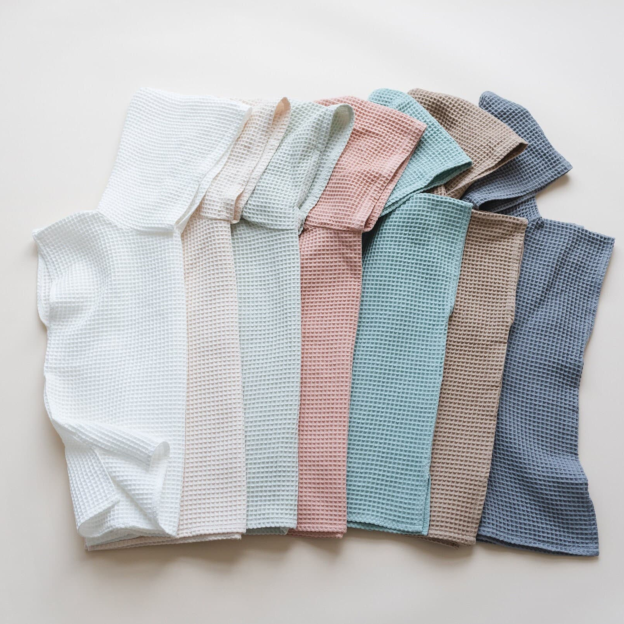 Personalized Kids Waffle Beach Towel Poncho for Summer & Beach | KKTowel60