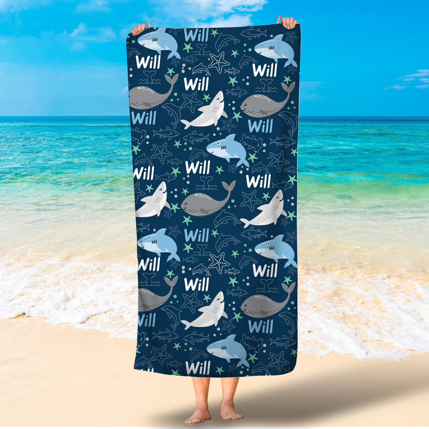 Personalized Lovely Beach towels for Summer & Beach | KKTowel61
