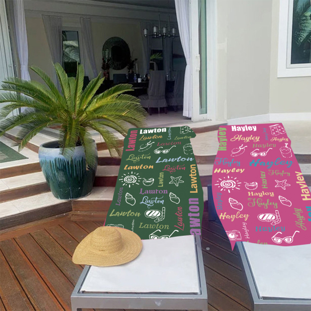 Personalized Lovely Kid Towel for Summer & Beach | CWTowel80