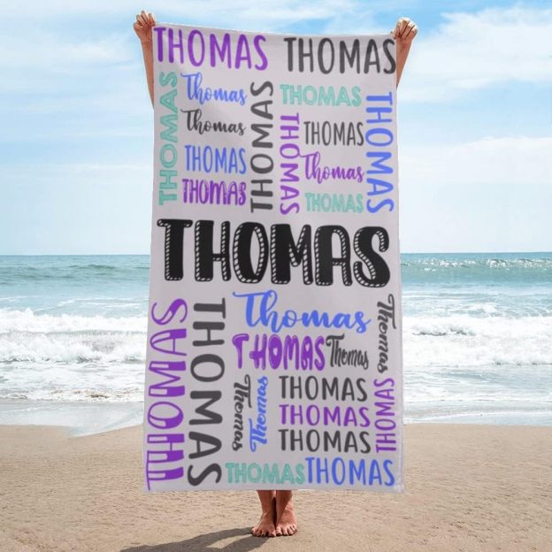 Personalized Lovely Kid Towel for Summer & Beach | CWTowel91