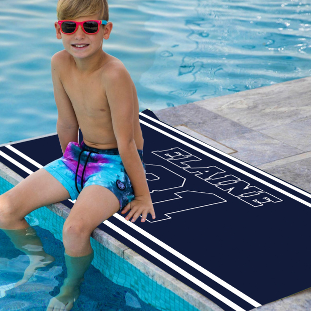 Personalized Lovely Kid Towel for Summer & Beach | CWTowel86
