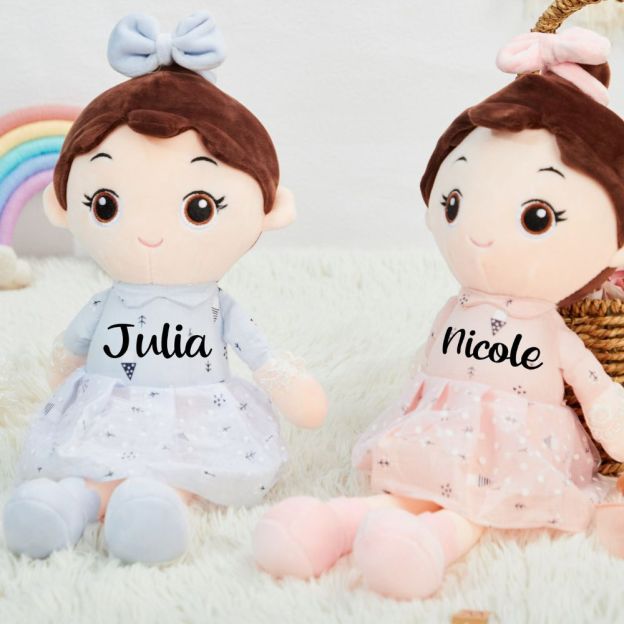 Personalized Kid's Bow Princess Doll