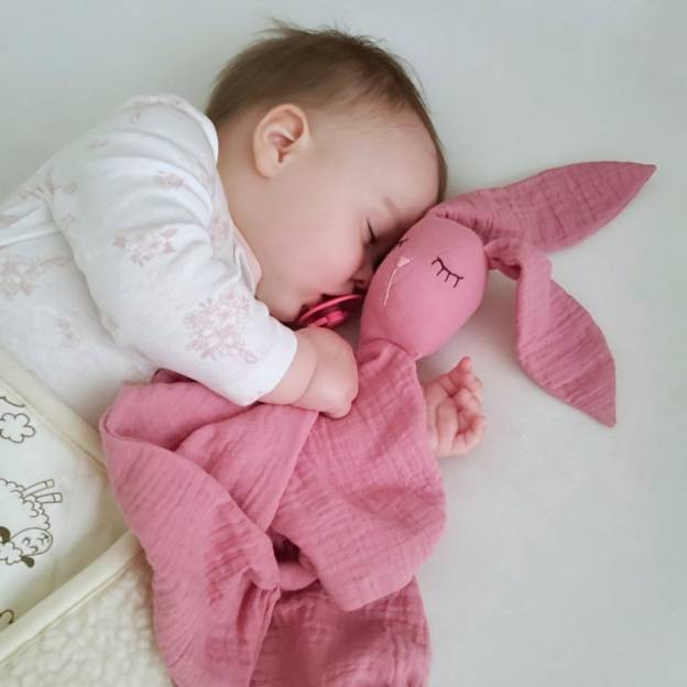 Personalized Baby Embroidery Comforter Sleep Toy | CWToy03