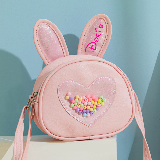 Personalized Girls Birthday Bunny Purse 