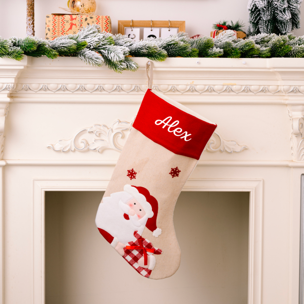 Personalized Christmas Stockings with Family Name | MCGift02