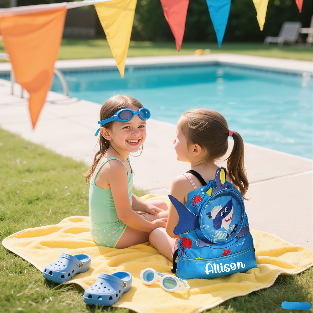 Personalized Kid Summer Packable Waterproof Backpack