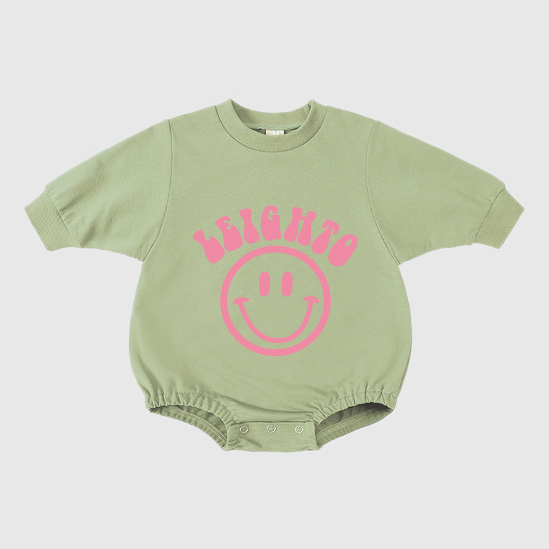 Personalized Kids Cozy Soft Sweatshirt Romper | inRomper04