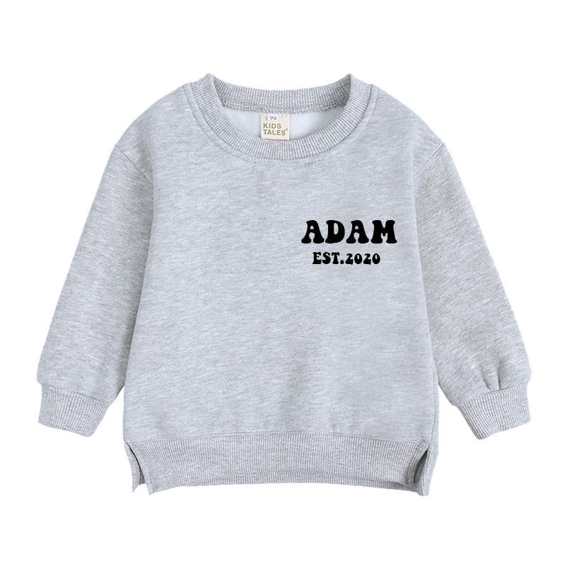 Personalized Kid Cozy Soft Crewneck Sweatshirt | inSweatshirt12