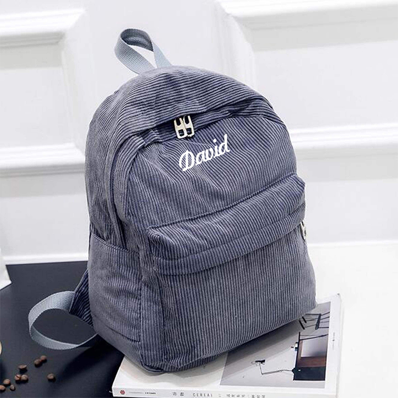 Personalized Embroidery Kid School Backpack