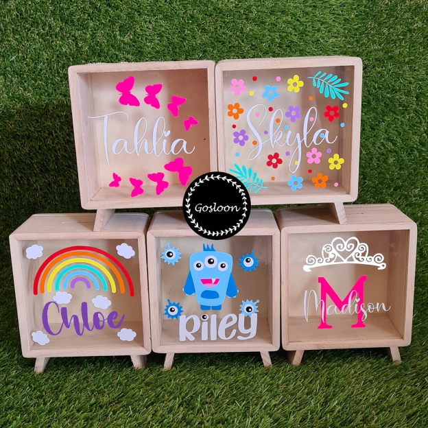 Personalized Kid Themed Money Boxes