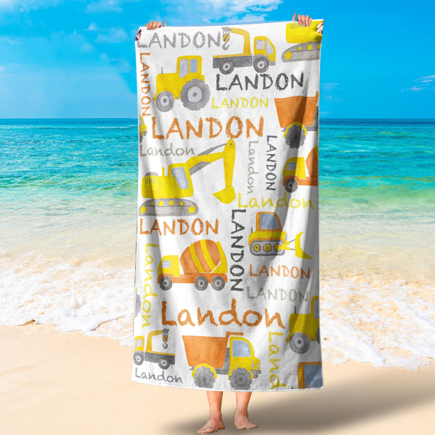 Personalized Lovely Kid Towel for Summer & Beach | CWTowel55