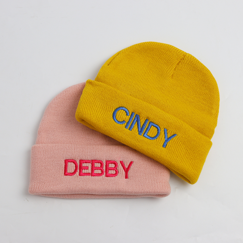 Personalized Embroidery Beanie Hat with Monogram for Comfort & Unique | HSKid15