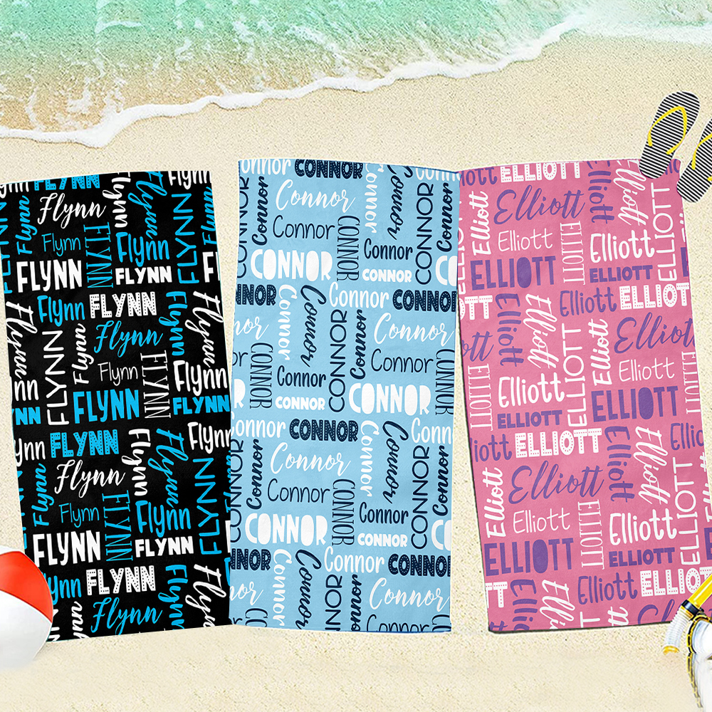 Personalized Lovely Kid Towel for Summer & Beach | CWTowel59