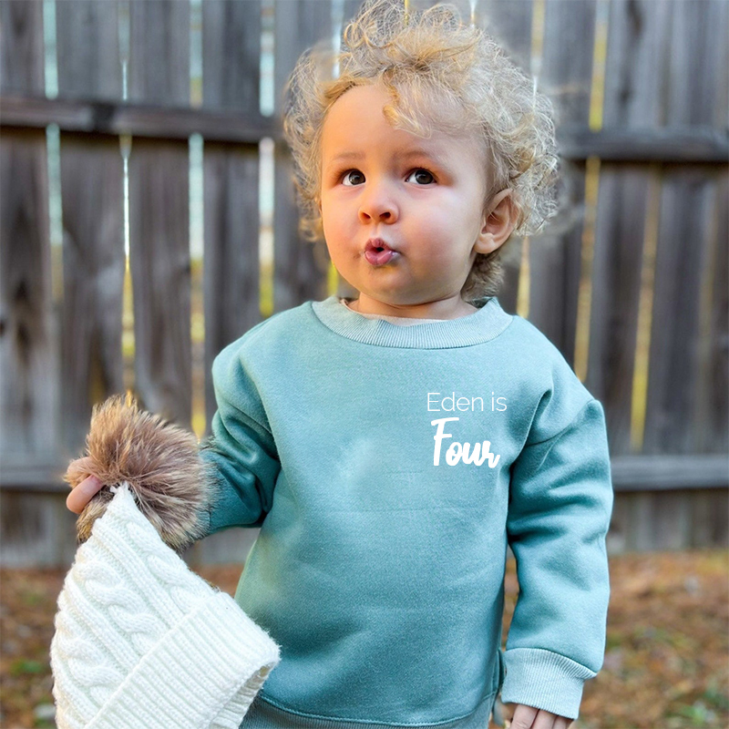 Personalized Kid Cozy Soft Crewneck Sweatshirt | inSweatshirt17