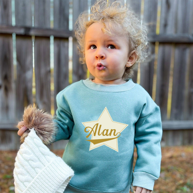 Personalized Kid Cozy Soft Crewneck Sweatshirt | inSweatshirt27