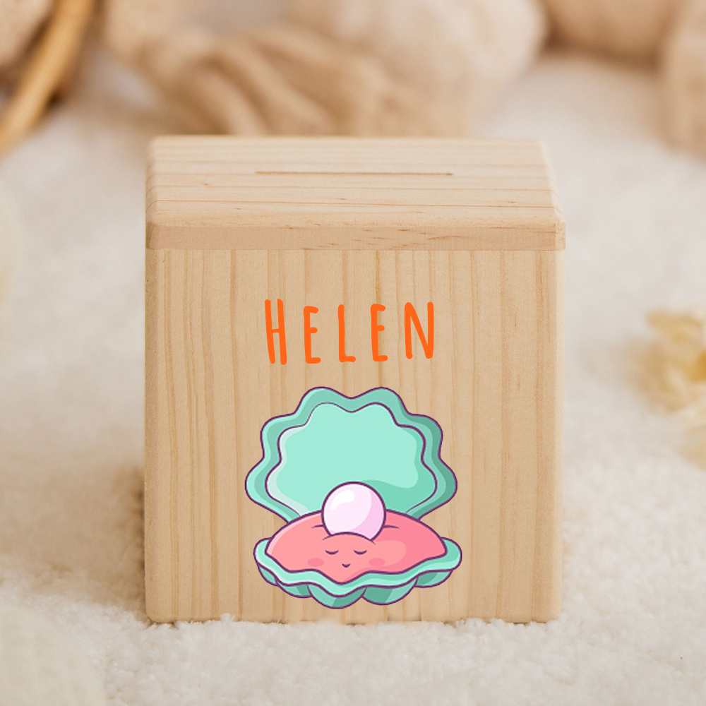 Personalized Kid Cute Animal Wooden Money Boxes
