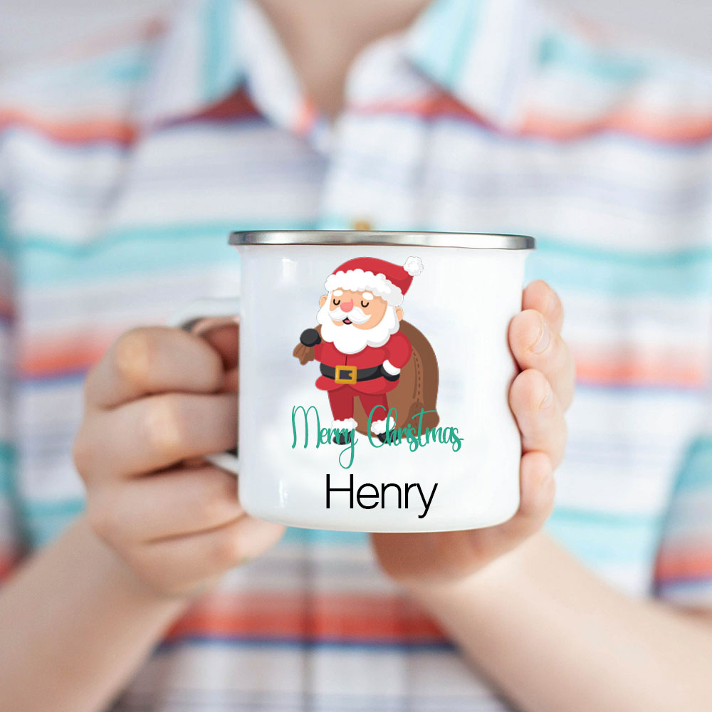 Personalised 12oz Santa Claus Mugs for Kids  | KidMug24