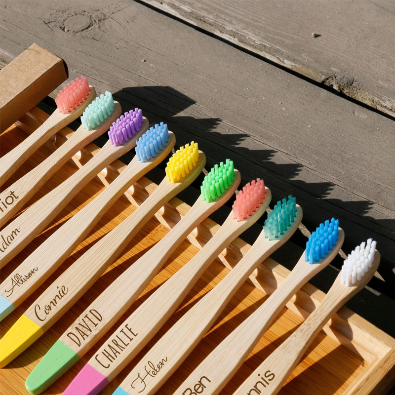 Personalized Kid Bamboo Toothbrush
