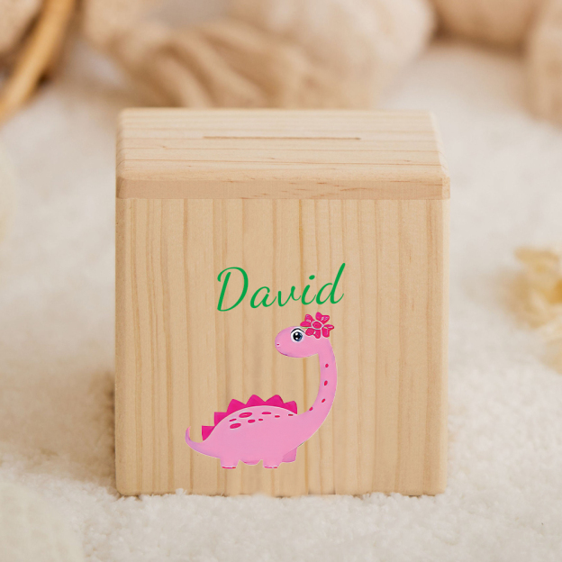 Personalized Kid Cute Animal Wooden Money Boxes