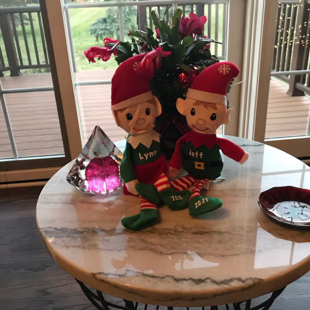 Personalized Christmas Elves Plush Doll