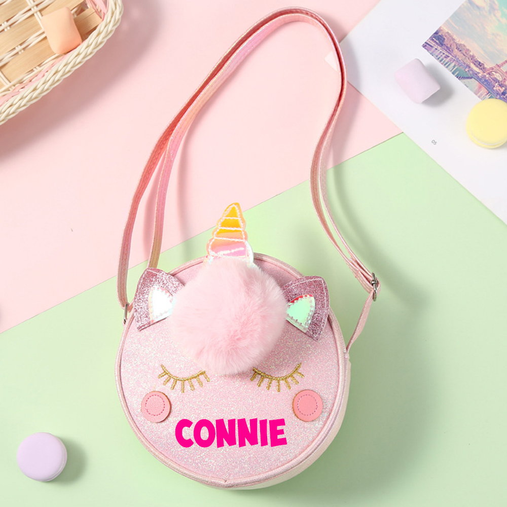 Personalized Kid Embroidered Name Heart Backpack