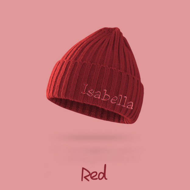 Personalized Embroidery Kid & Adult Color Beanies for Comfort & Unique | HSKid04