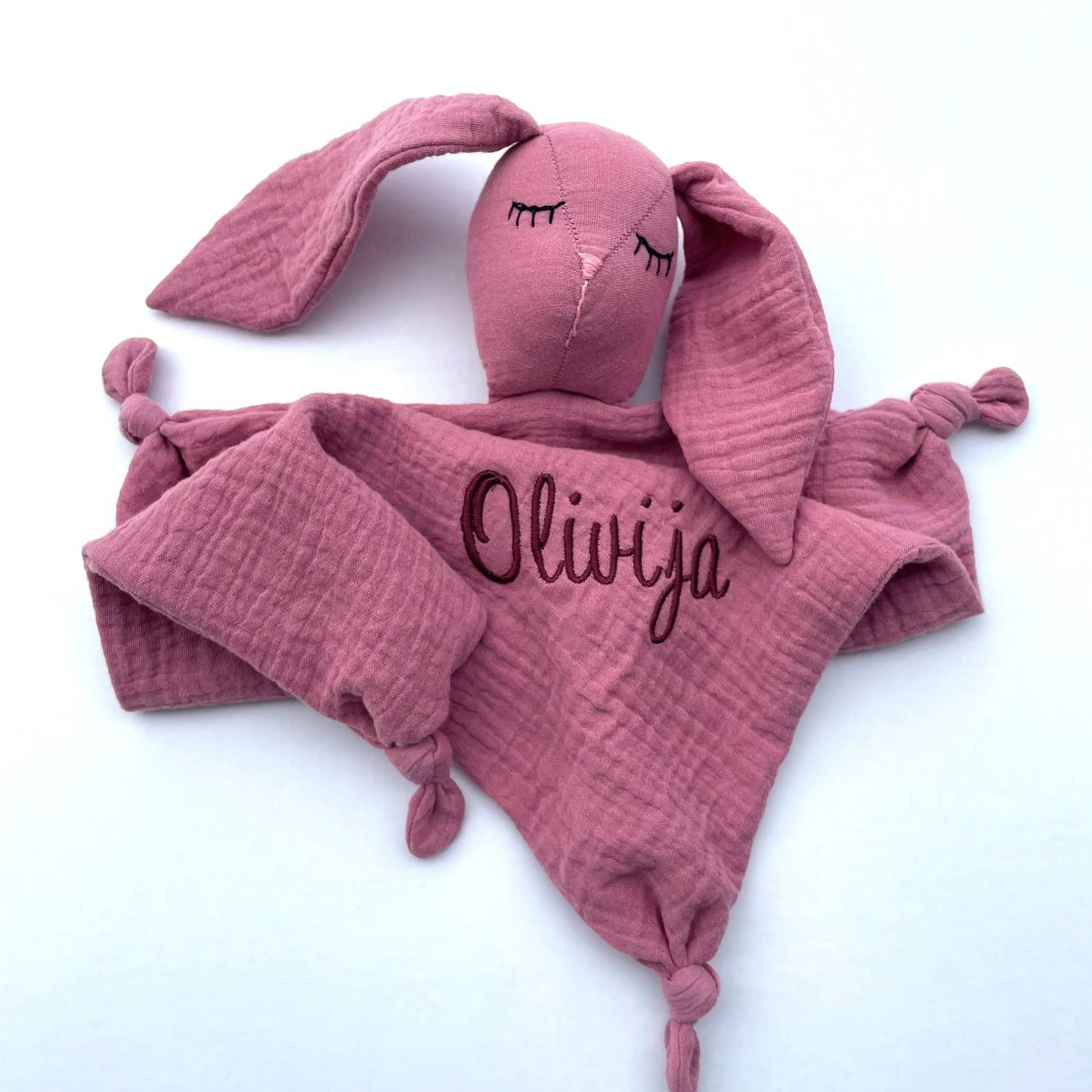 Personalized Baby Embroidery Comforter Sleep Toy | CWToy03