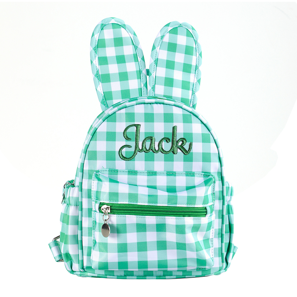 Personalized Kid Embroidered Bunny Mini Backpack