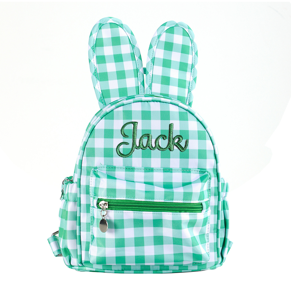 Personalized Kid Embroidered Bunny Mini Backpack