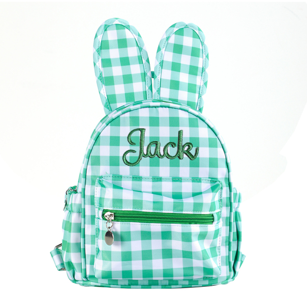 Personalized Kid Embroidered Bunny Mini Backpack