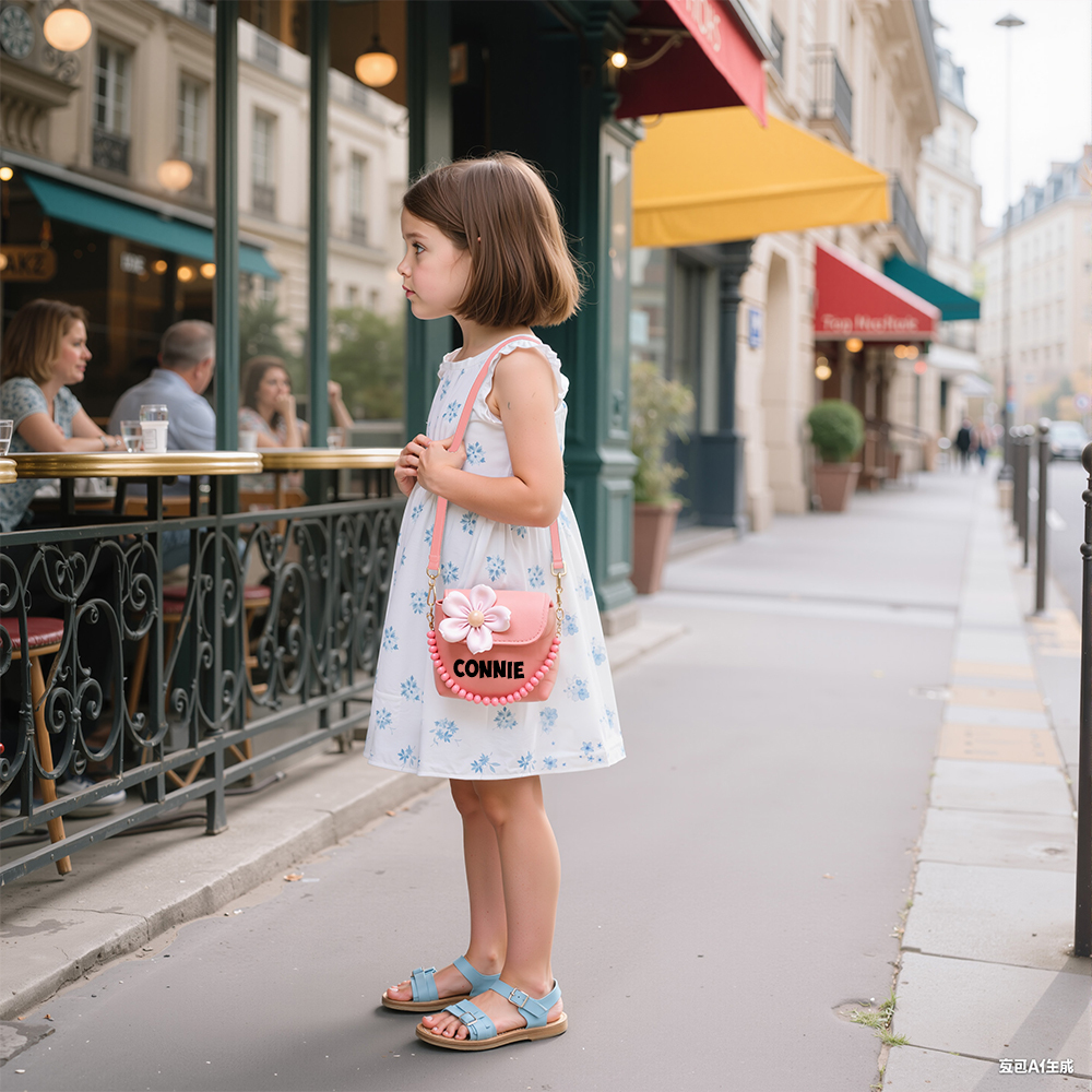 Personalized Girls Plush Handbags With Costume Jewelry Set