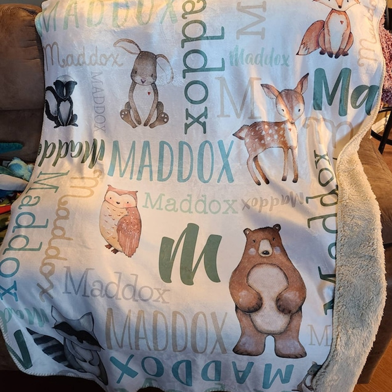 Personalized Lovely Kid Blanket for Comfort & Unique | BKKid97
