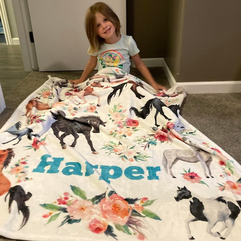 Personalized Lovely Kid Blanket for Comfort & Unique | BKKid99