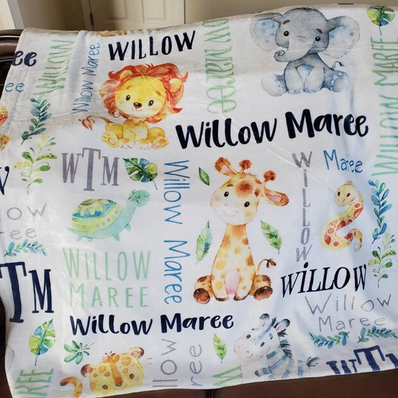 Personalized Lovely Kid Blanket for Comfort & Unique | BKKid103