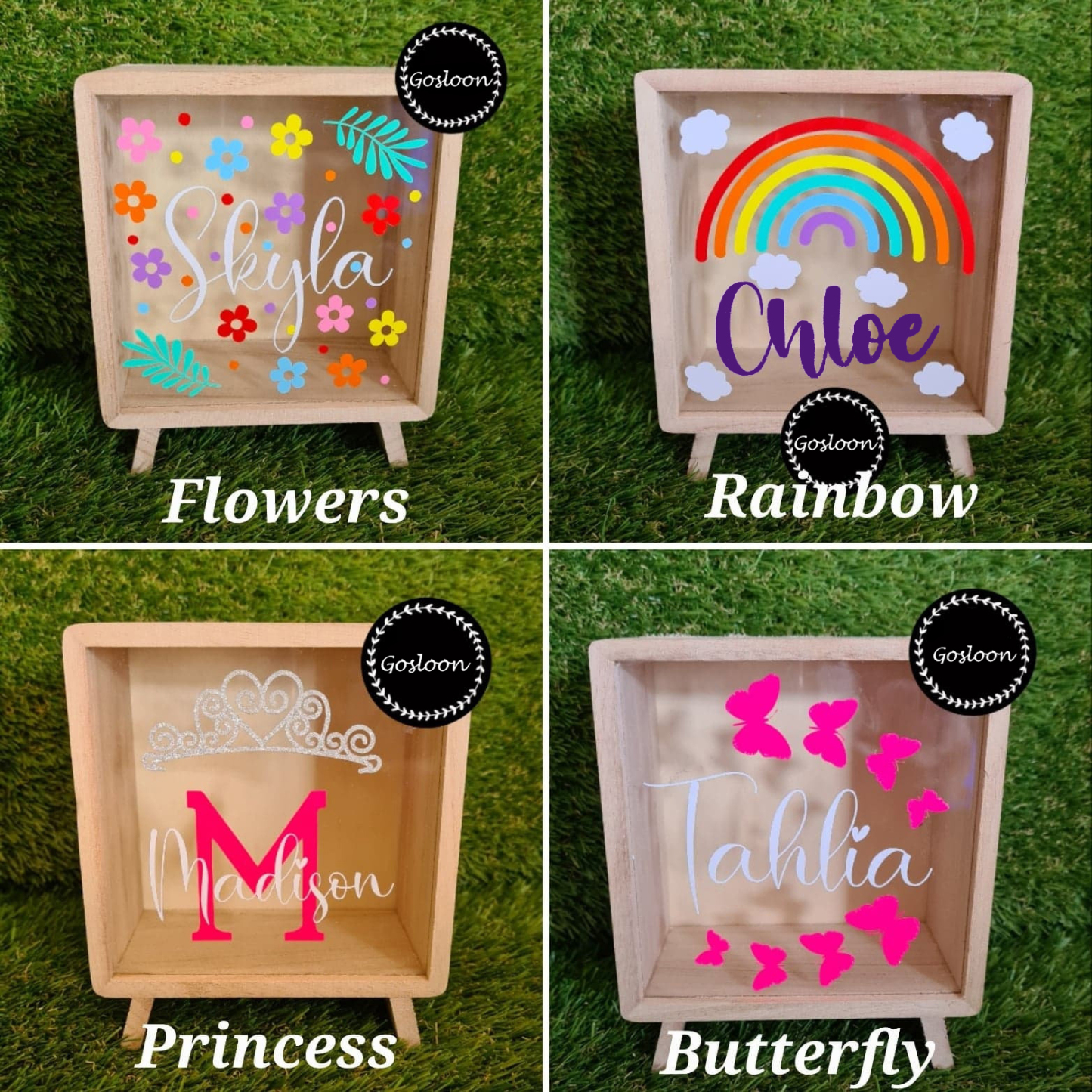 Personalized Kid Themed Money Boxes