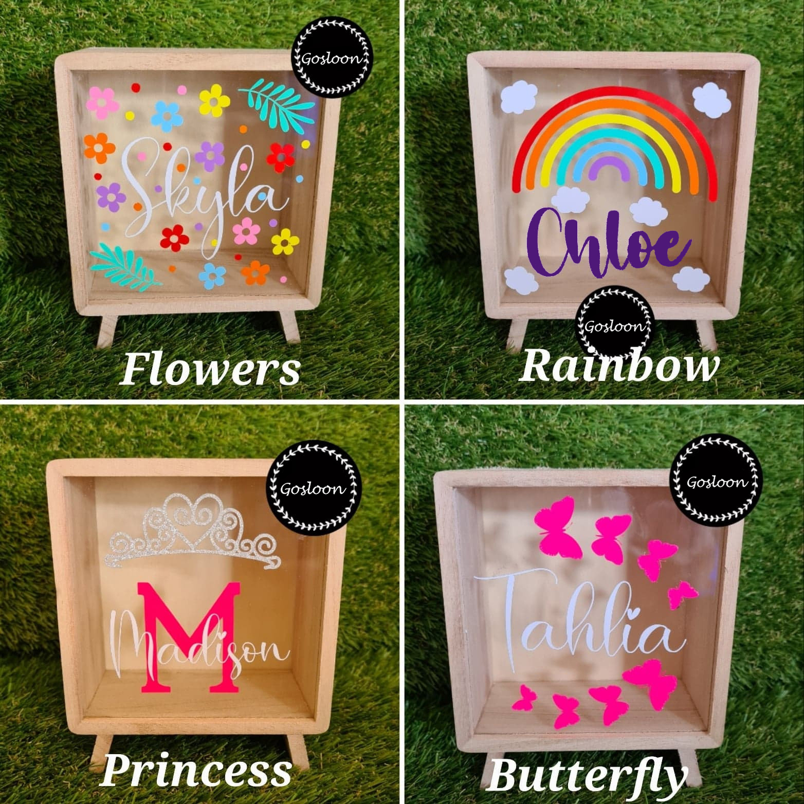 Personalized Kid Themed Money Boxes