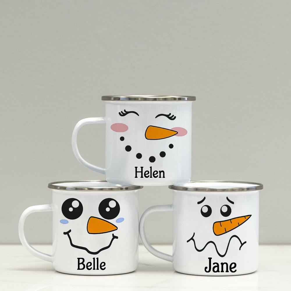 Personalised 12oz Snowman Mugs for Kids  | KidMug13
