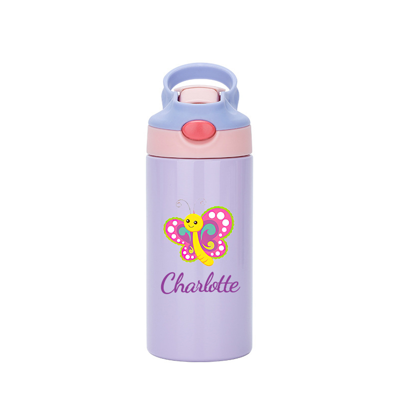 Personalised BPA Free 12oz Kid Water Bottles | YouBottle18