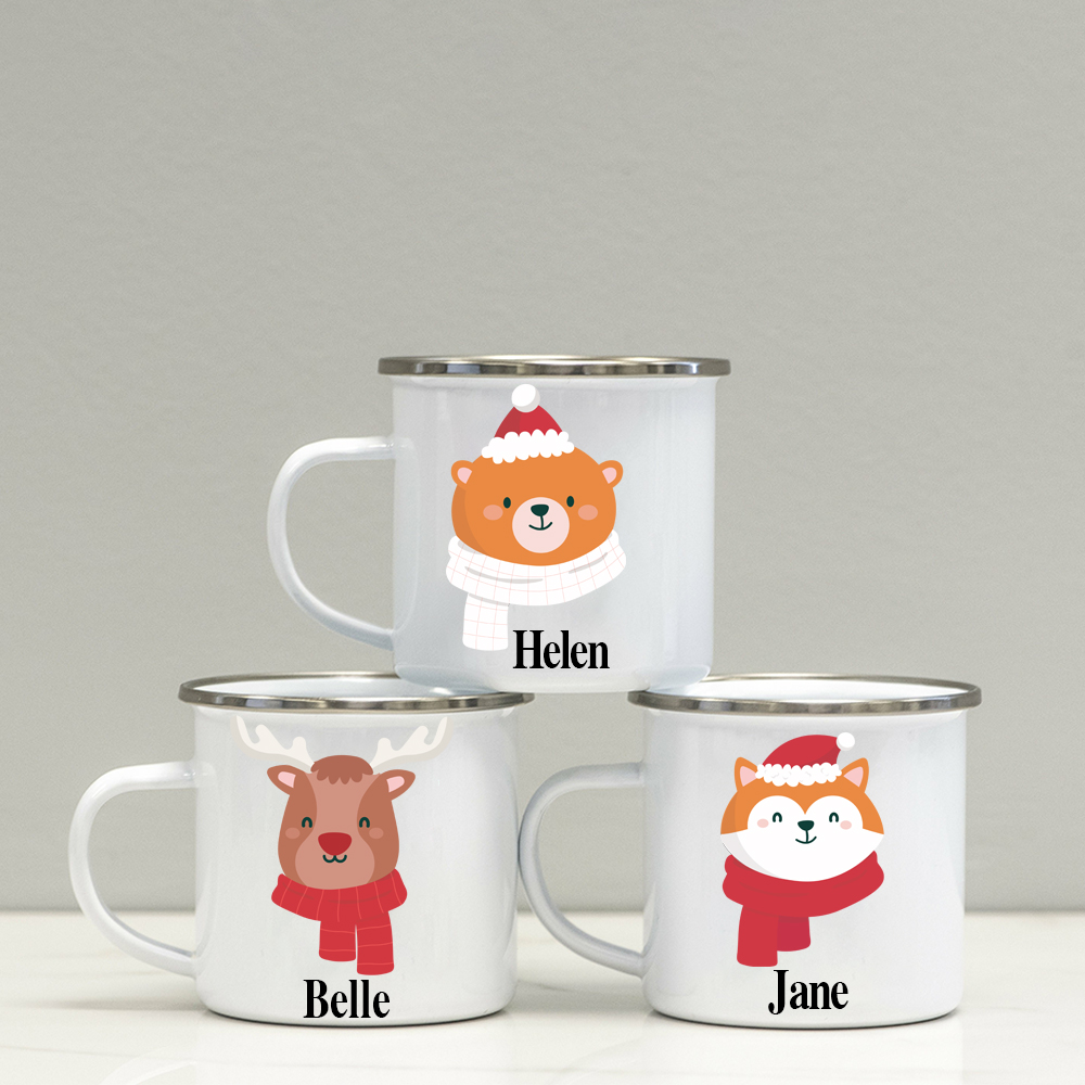 Personalised 12oz Merry Christmas Mugs for Kids  | KidMug20