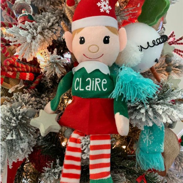 Personalized Christmas Elves Plush Doll