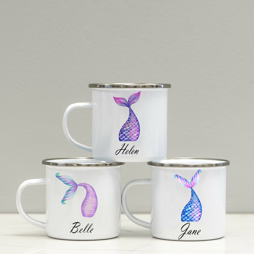Personalised 12oz Mermaid Tail Mugs for Kids  | KidMug18