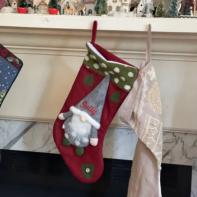 Personalized Gnomes Christmas Stocking